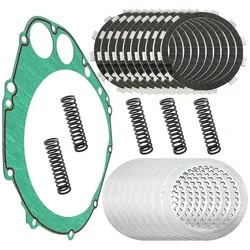 Clutch Friction Plates Kit & Springs Cover Gasket For Suzuki GSXR1000 2001 2002 2003 2004