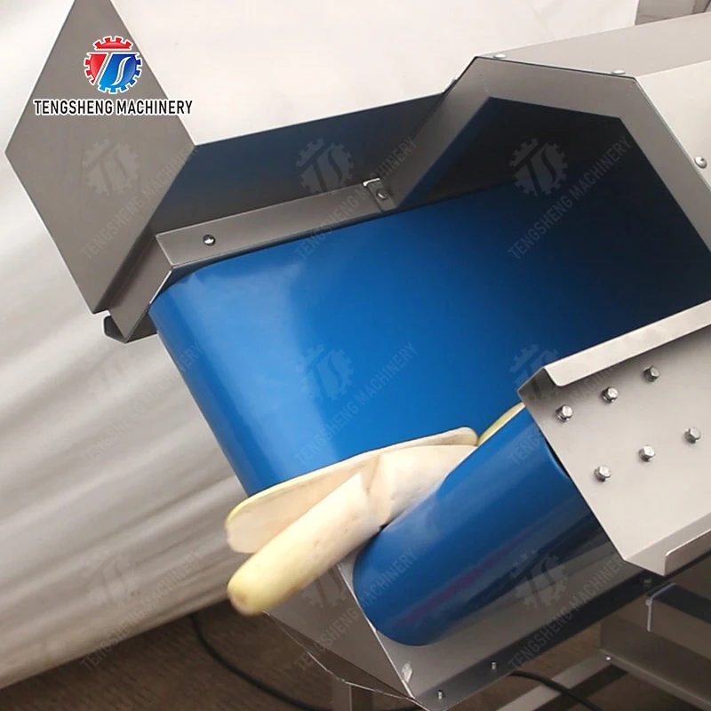 ماكينة تقطيع الخضار والفواكه الأوتوماتيكية المصنوعة من الفولاذ المقاوم للصدأ معدات تجهيز أغذية المطبخ