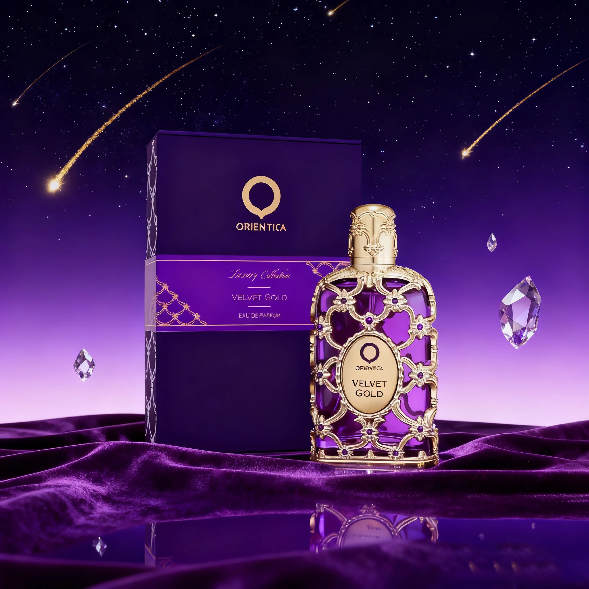 Orientica Velvet Gold Eau de Parfum مع ملاحظات البرغموت والورد والفانيليا، عطر الأزهار للنساء، يدوم طويلاً، 2.7 أونصة #4