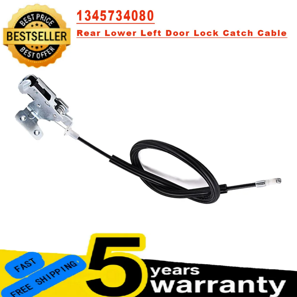 New 1345734080 For Citroen Jumper Fiat Ducato Peugeot Boxer Bus Van 1 Pc Rear Left Door Lower Latch Lock Cable Car Accessories