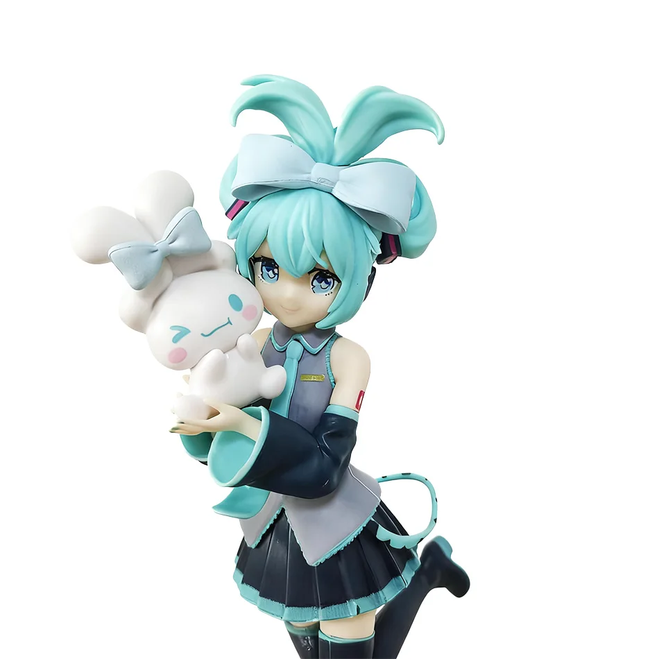 Anime Hatsune Miku X Cinnamoroll Figur Anime-Zubehör Sammlermodelle Dekorative Verzierungen Kinder Kawaii Geschenk – Detail 8