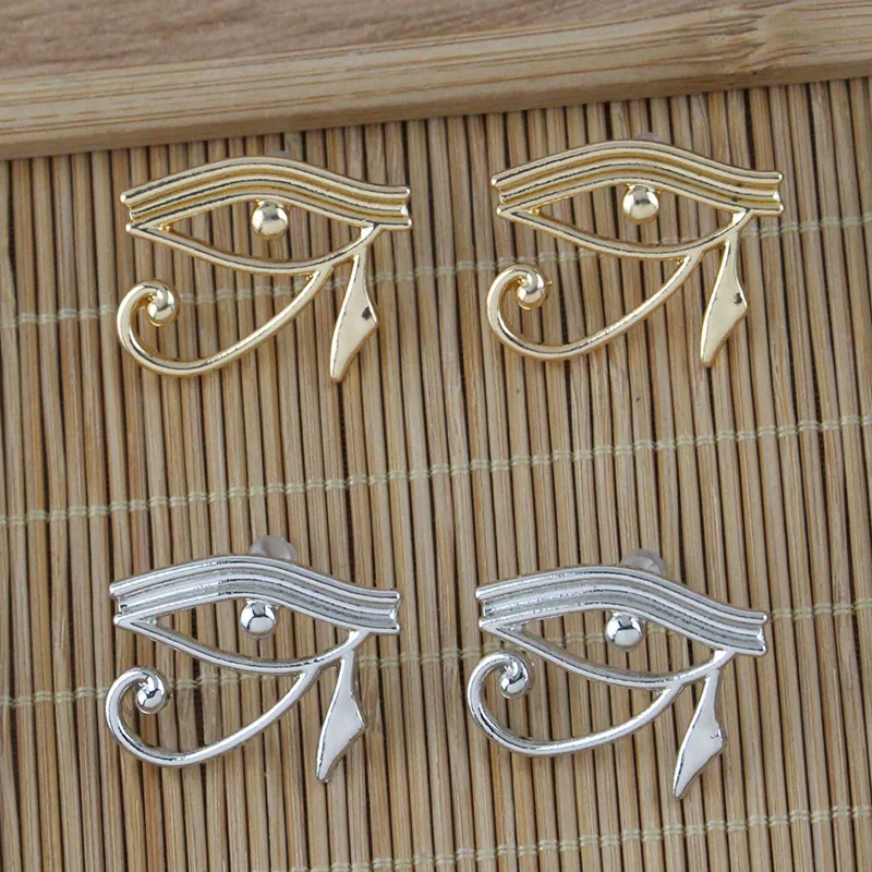 Ancient Egypt Symbol Earring Vintage Egyptian Pharaoh Eye of Horus Pendant Earrings for Women Fashion Alloy Jewelry