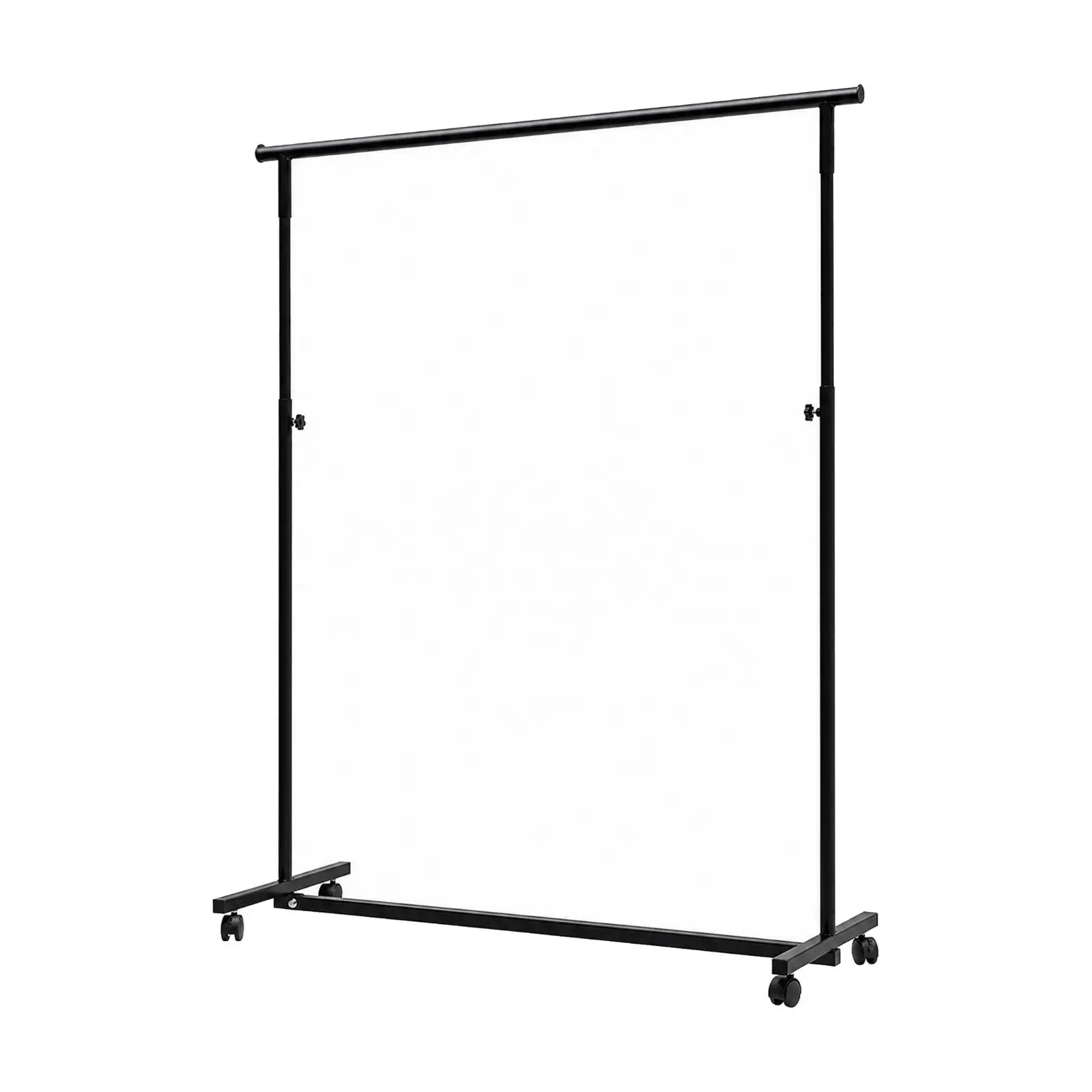 Stainless Steel Garment Display Rack Wobble-Stable Adjustable-Height Clothing Rack Sturdy Rust-Resistant for Retail Stores