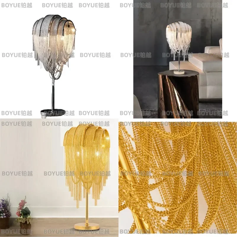 Nordic Modern Fringed Bedside Lamp Creative Art Desk Light Luxury Living Room Decoration Personalized Table Lighting Fixture