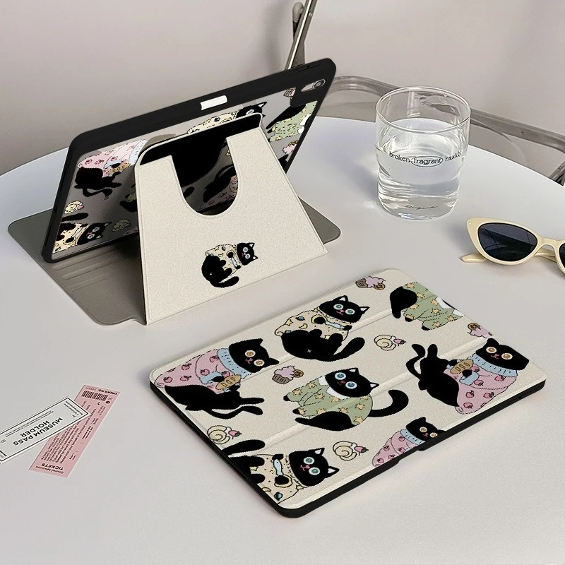 

Cute Cat Tablet Case for Huawei Mate Pad Pro MatePad SE 11in Acrylic Case 2025 MatePad 11.5 MatePad 11.5"S 11.5in Air 12in Cover