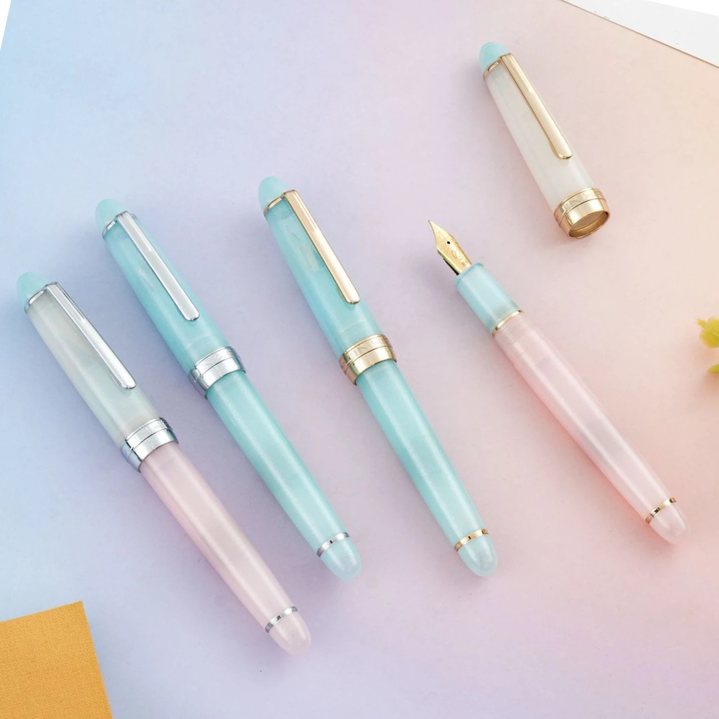 Pióro wieczne Jinhao 82 Limited Edition Torpedo - zestaw z pędzelkami EF/F/M/Bent Nib dla studentów i do ćwiczeń kaligrafii — zdjęcie produktu 3