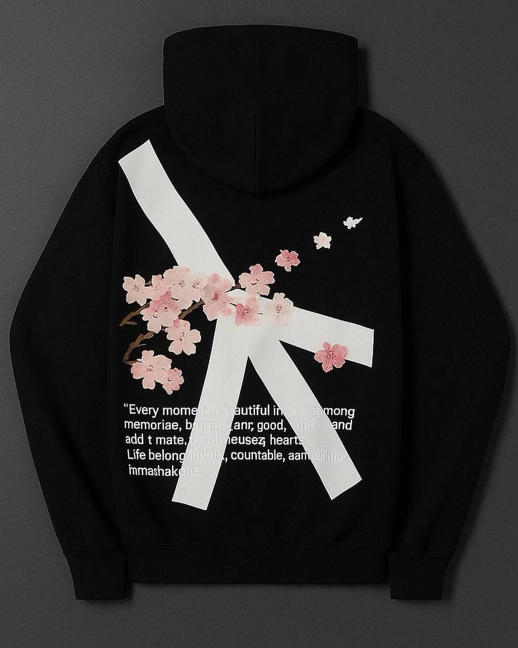 

New Cherry Blossom Graphic Print Oversized Hoodies Gothic Casual Hoodie Sweatshirts Streetwear Harajuku Y2k Men Women Clothing
