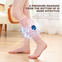 Massageador elétrico de pressão de ar, Massageador sem fio para pernas, Massageador muscular recarregável, Compressa quente, Relaxar Músculos