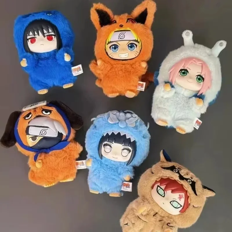 Figura de peluche auténtica de EAKI Naruto Shippuden, bonito regalo de fiesta para mujer, figura de acción coleccionable, edición en caja ciega