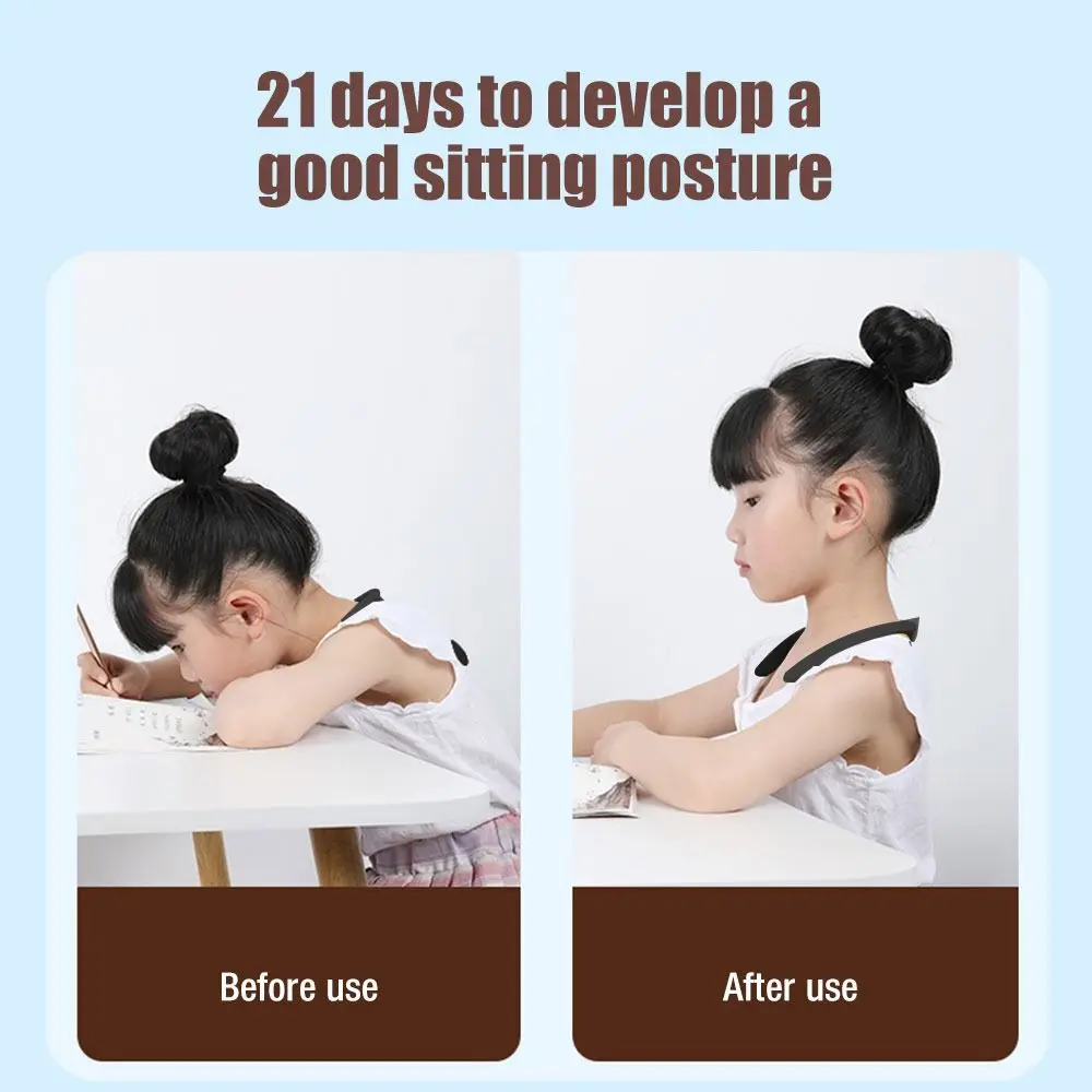 Intelligent Smart Posture Corrector Prevent Hunchback Miicro Vibration Posture Training Reminder Sensor Posture Shaping Portable