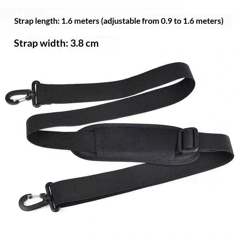 New Fashion Adjustable Bag Strap Nylon Black Shoulder Bag Strap Bag Belt