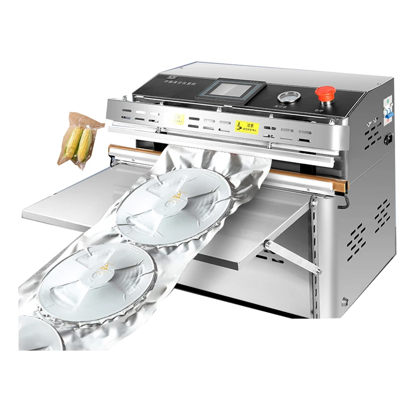 500mm Automatic Fruit and Vegetable Vacuum Food Sealers Meat 800kpa Electric Commercial External Vacuum Packing Machine