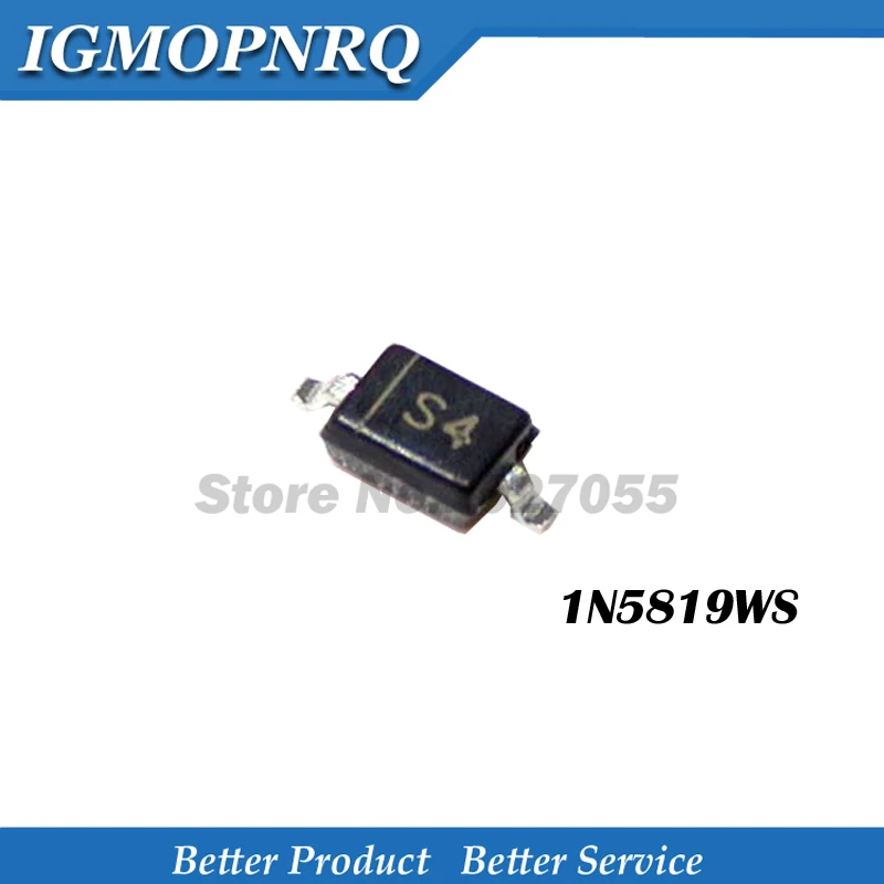 100Pcs SMD Diode 1206 Sô Phi-123 1N4148W 1N5819 1N4007 1N4148 SOD123 Sô Phi-323 0805 1N4148WS 1N5819WS B5819WS SOD323
