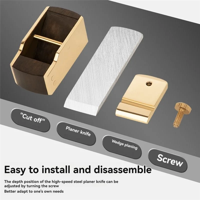 ABUE-Finger Planer Cutting Machine Flat Bottom Copper Planes Violin Luthier Making Thumb Tool