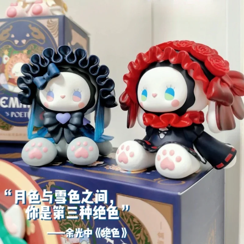 EMMA الشعر سلسلة 6 صندوق أعمى الفينيل صندوق غامض اللعب دمية لطيف مفاجأة هدية أنيمي الشكل سطح المكتب الحلي الهدايا جمع #5