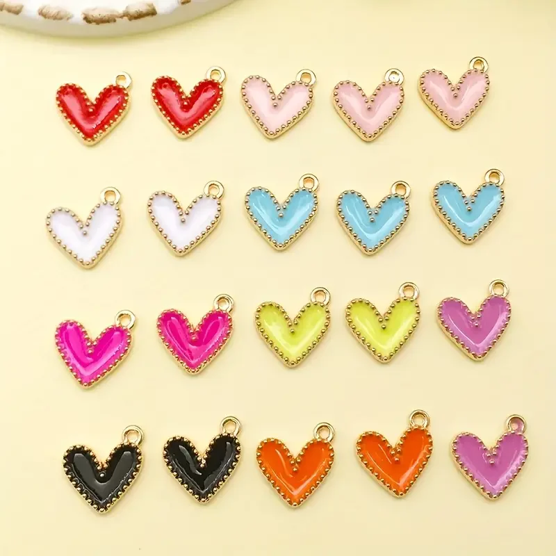 30/50pcs Of Random Dripping Oil Pearlescent Conch Shell Starfish Diy Jewelry Accessories Bracelet Earrings Pendant Alloy image 4