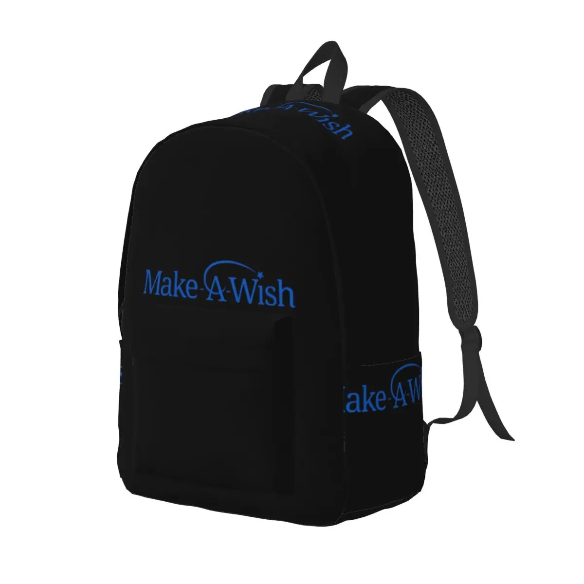 Make A Wish Foundation Of America Backpack Daypack Large Capacity Children BookBag School Bag Shoulder Bags for Men Women