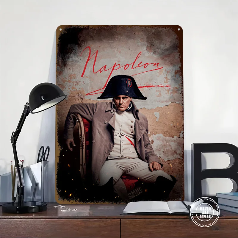 Napoleon Poster Customized Vintage Metal Signs Wall Art Retro Tin Plaque for Office Decor Room Mancave Decoration Gaming House