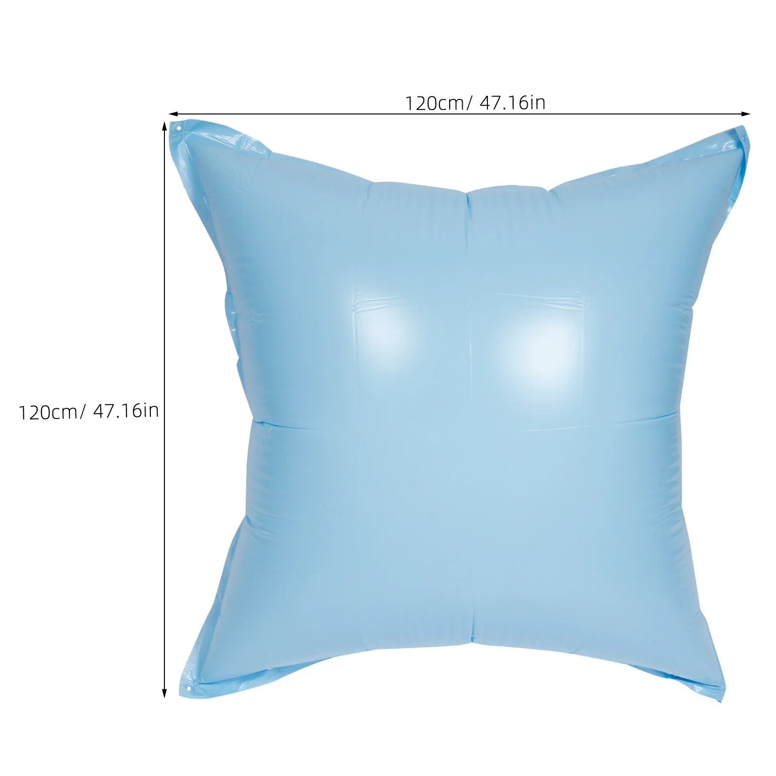 مجموعة واحدة من وسادة حمام السباحة القابلة للنفخ لحماية غطاء الشتاء فوق حمامات السباحة الأرضية الحلقات المقواة سهلة التخزين #4