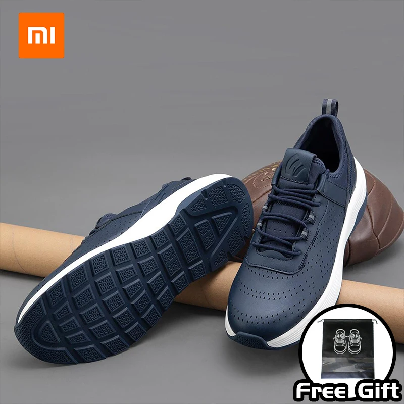 Xiaomi Walk Soul Cowhide Business Men's Casual Shoes Are Antibacterial Soft Anti Slip Wear-resistant and Breathable