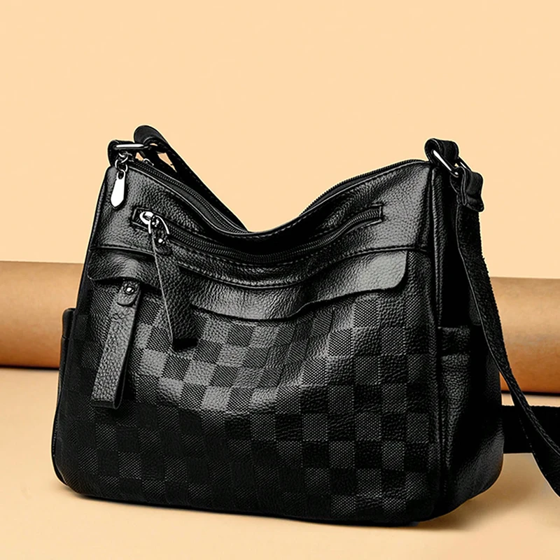 

Женская сумка через плечо в минималистском нишевом дизайне, классическая универсальная сумка через плечо большой вместимости