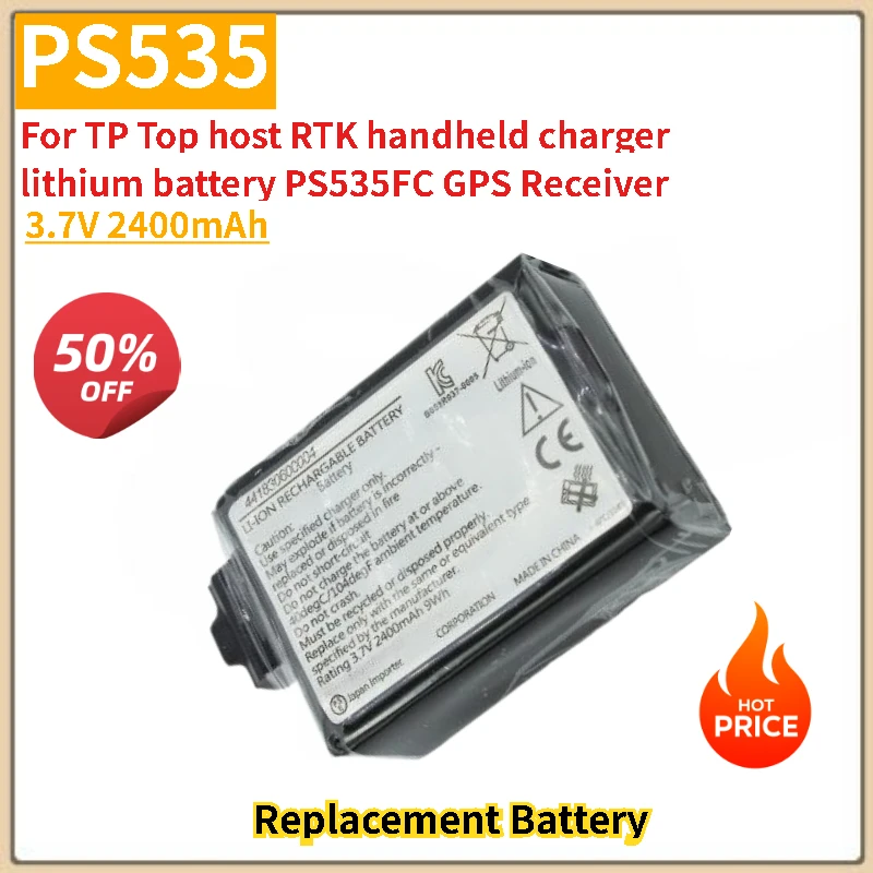 

Brand New Battery PS535 2400mAh for TP Top host RTK handheld charger lithium battery PS535FC GPS Receiver High Quality