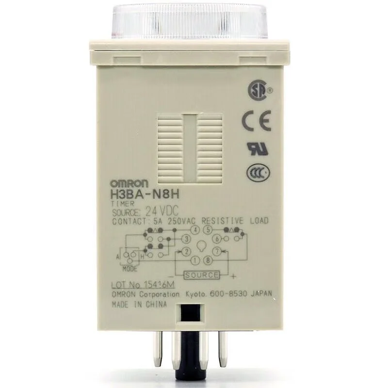 Omron time relay H3BA-N H3BA-N8H X8HA X8HB X8HC DC24V AC220V