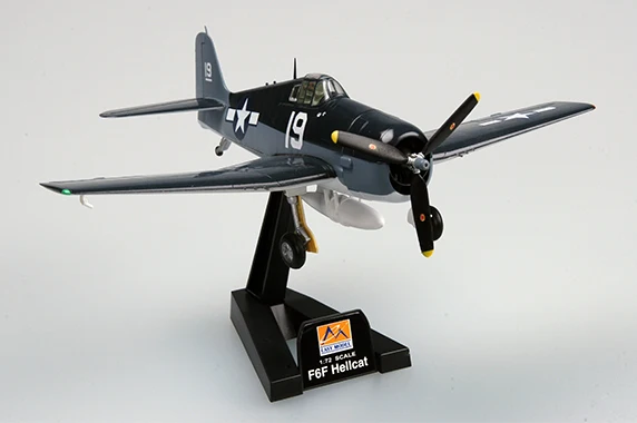 Easymodel 37298 1/72 F6F Dauntless VF-6 Wing Fighter Bomber Assembled Finished Military Static Plastic Model Collection or Gift