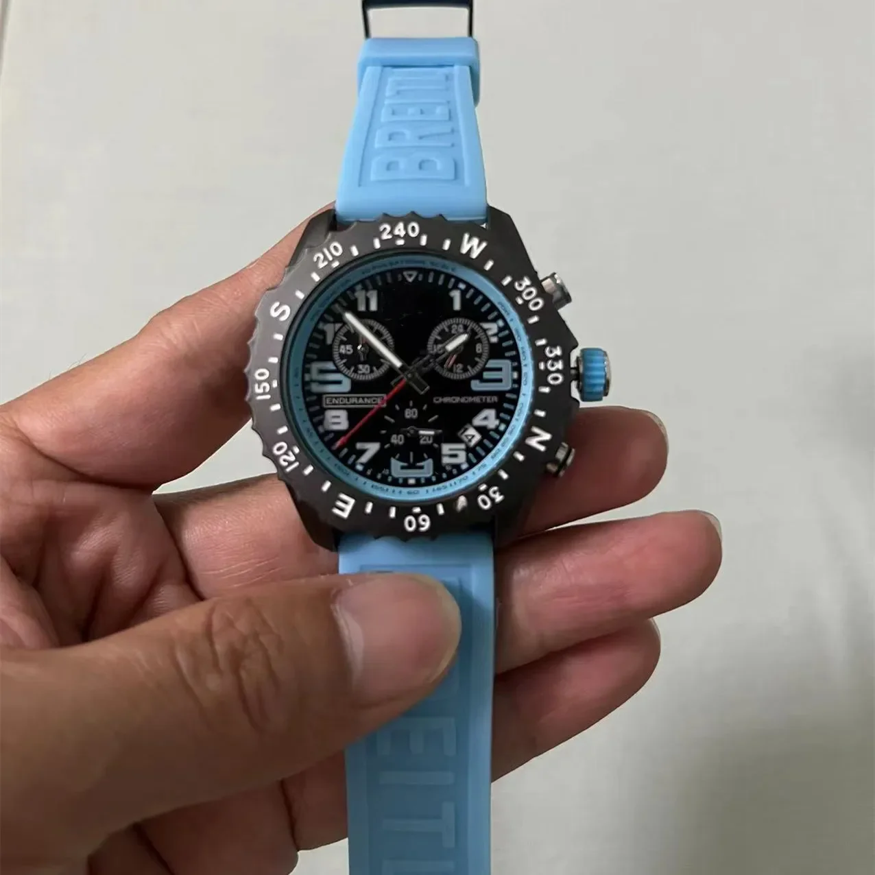 Luxury Men's Watch Multifunctional Three Eye Six Needle Automatic Date Chronograph Pro Avenger Business Sports Watch