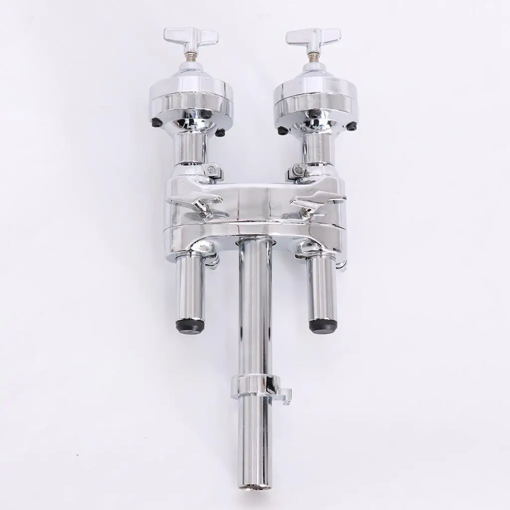 Metal Double Tom Holder Mount Stand for Drum Set Accessories