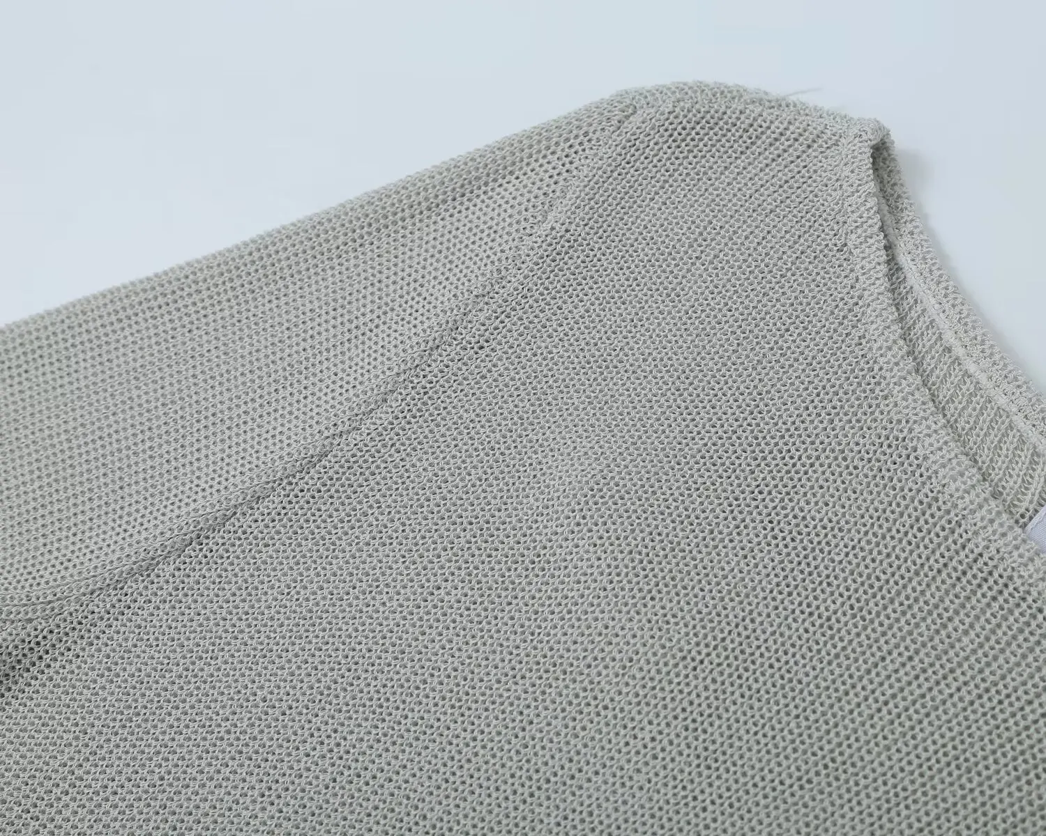 TFMLN Damenmode Spitzen-Strick-Set mit Rundhalsausschnitt, ausgestellten Ärmeln, lockerem Oberteil + Mini-Shorts, schicke Herbstkleidung für Urlaub und Party. – Detail 6
