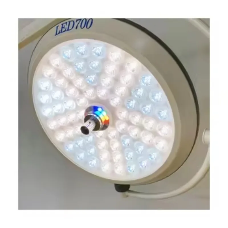 Ceiling Mounted Double Head LED Shadowless Surgical Light, Hospital Operating Theatre Lamp | Medical Surgical Lighting Equipment