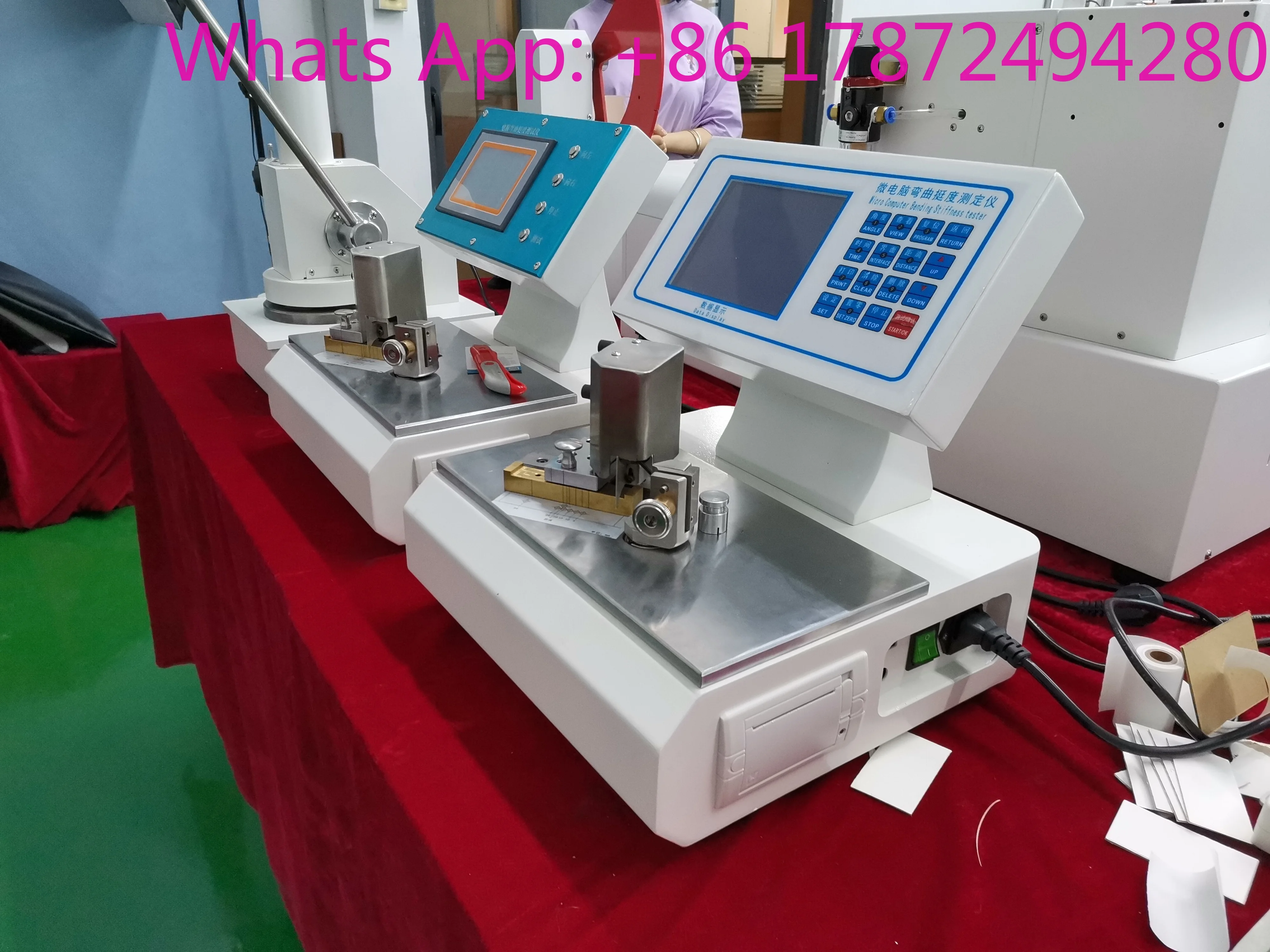 Paper Cardboard Bending Stiffness Tester, Automatic Digital Display Test Machine