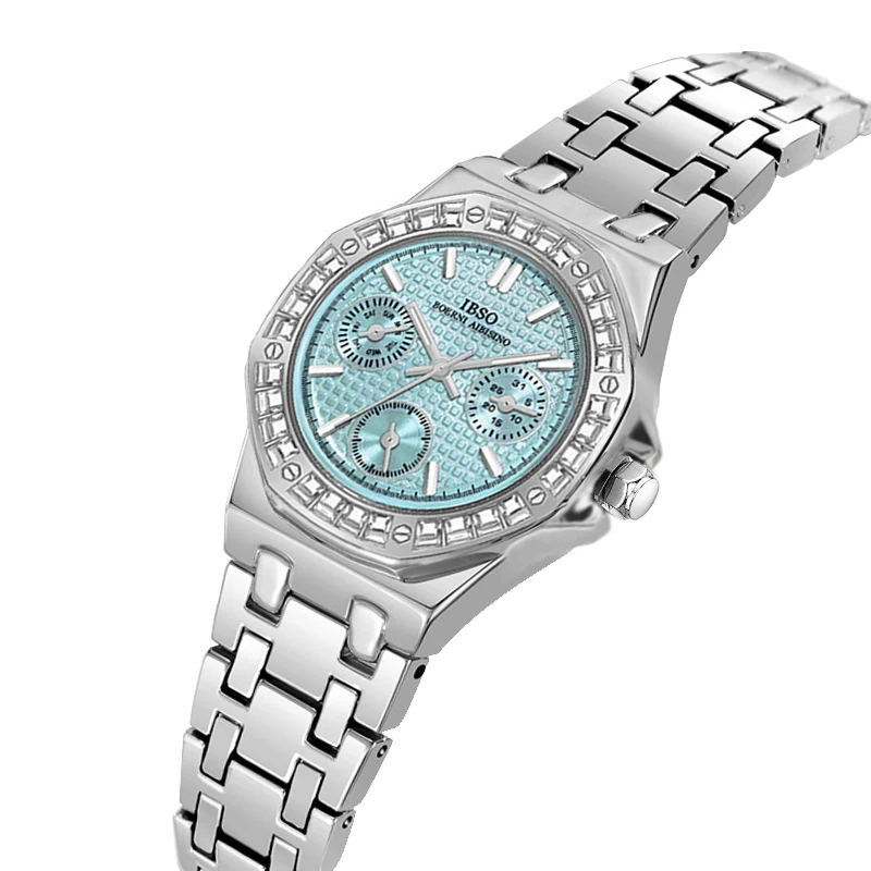 

Luxury Brands Women Watches Steel Golden Waterproof Vintage New Hand Clock Female Gifts Fashion Designer Ladies Wristwatch Blue