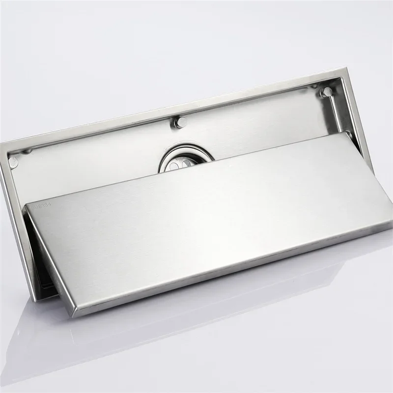 30cm Rectangle Sus 304 Bathroom Shower Anti Odor Stainless Steel Floor Drain