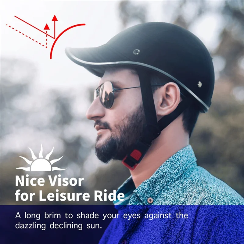 

Motorcycle Half Helmet Safety Hat Half Face Helmet Vintage Cap Safety Hard Hat Bicycle Helmet Cap