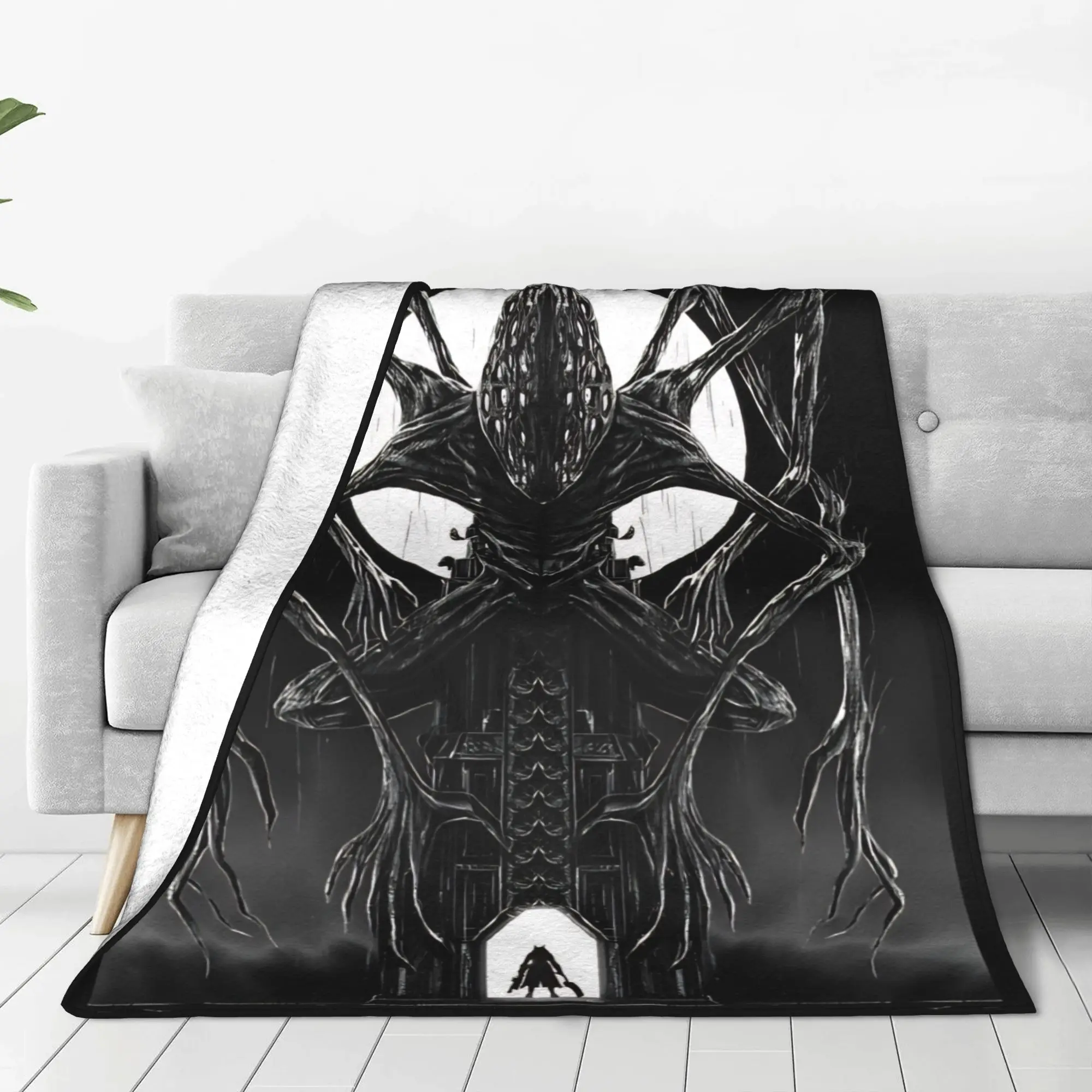 1PC Beast  Bloodborne Home Room Decorations Winter Blankets For Adults Bedding Home Interior Sofa Knee