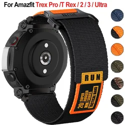 Nylon Strap For Amazfit T-rex 2 3 Ultra Watch Band For Huami Amazfit Trex Pro T Rex Sport Belt Smartwatch Bracelet Accessories