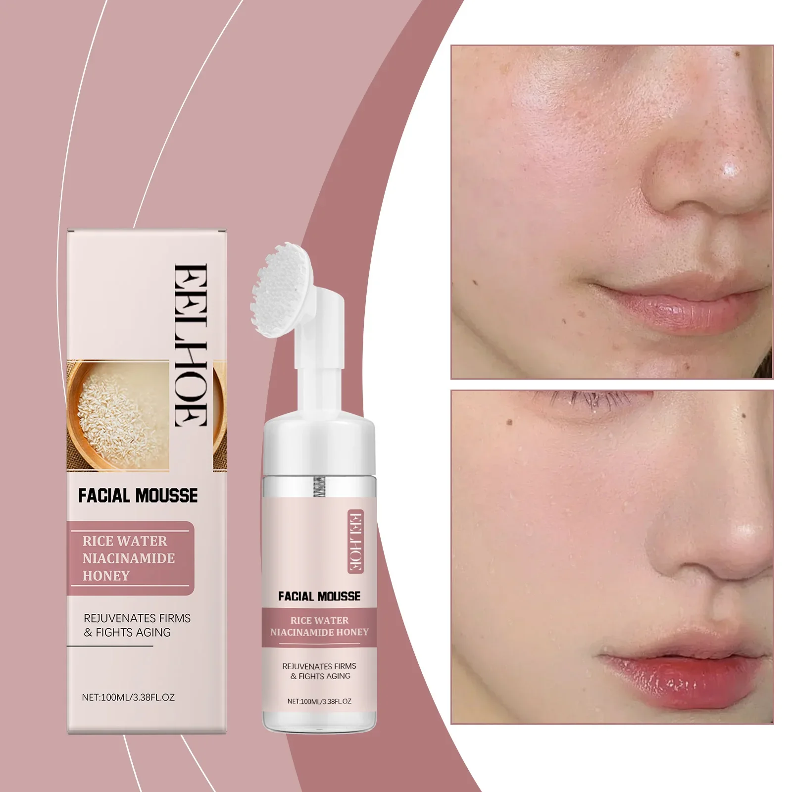 Facial Mousse Foaming Cleanser Foaming Face Cleanser