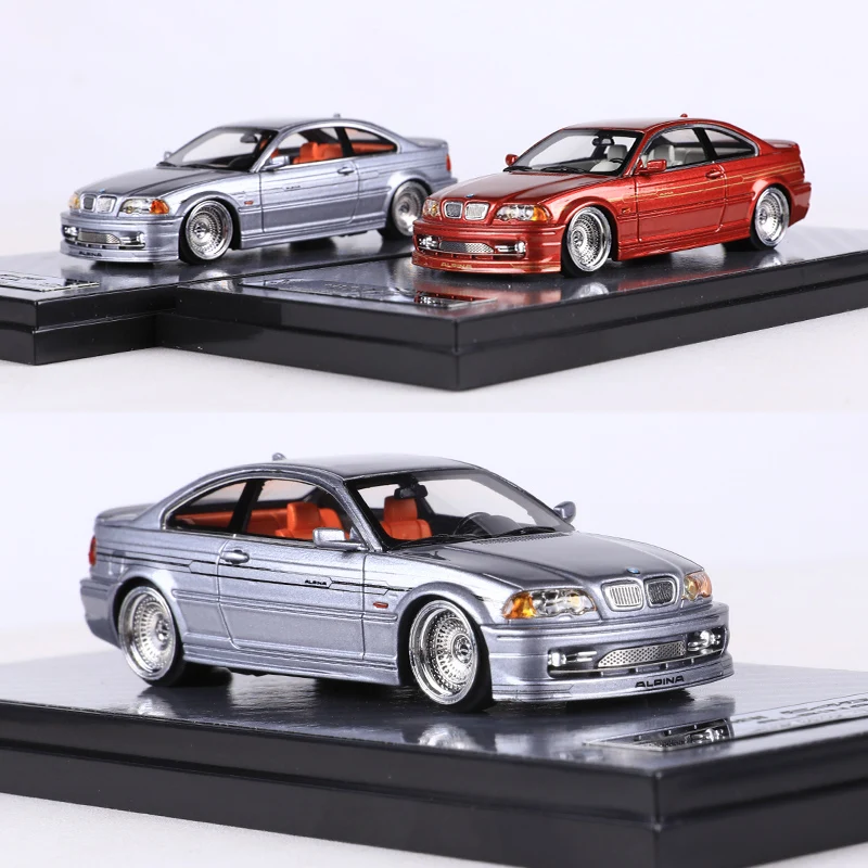 YM MODEL 1:64 E46 M3 Limited Edition 249 Resin Car Model Black Kids Toys Hobby Gifts Collection Ornament Display