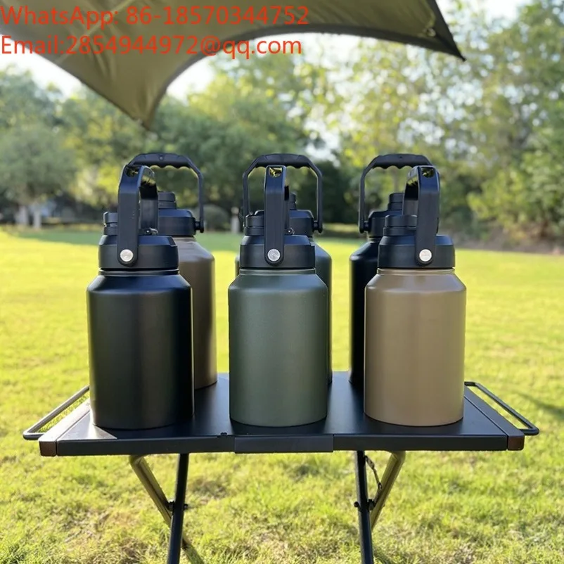 Large Capacity Ice Bucket Double Layer Thermos Cup Portable Kettle Refrigerator