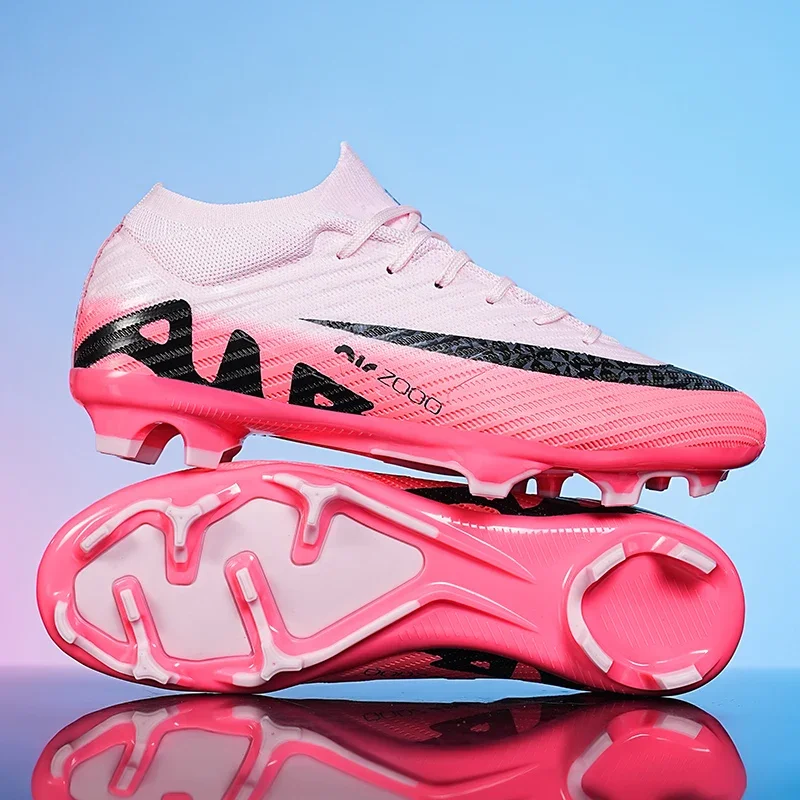 

FG Soccer Shoes Man Football Boots Professional Soccer Cleats Boy Kids Teenager Anti-slip Outdoor Sport Sneakers