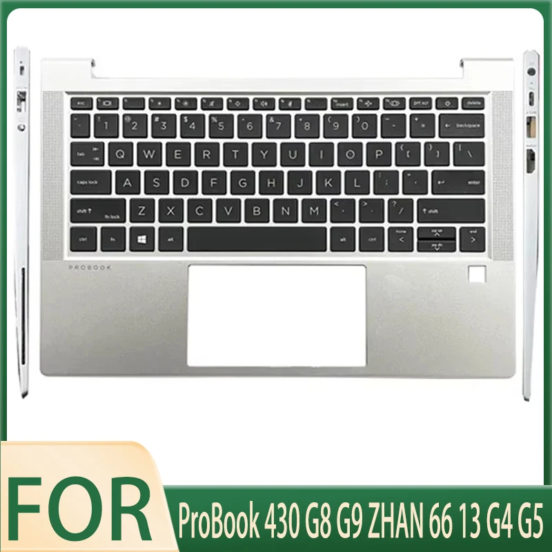 Original US Keyboard for ProBook 430 G8 G9 ZHAN 66 13 G4 G5 Laptop Palmrest Upper Cover Top Housing Accessories M21190-001