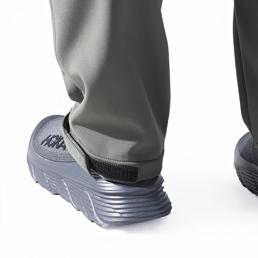 Celana multi tas tahan aus, celana hiking tahan air dan tahan angin, celana berkemah dengan bulu tebal dan musim gugur dan musim dingin yang hangat