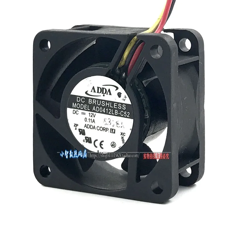 الأصلي AD0412LB-C52 12V 0.11A 4020 40*40*20 مللي متر جديد مروحة التبريد المبرد