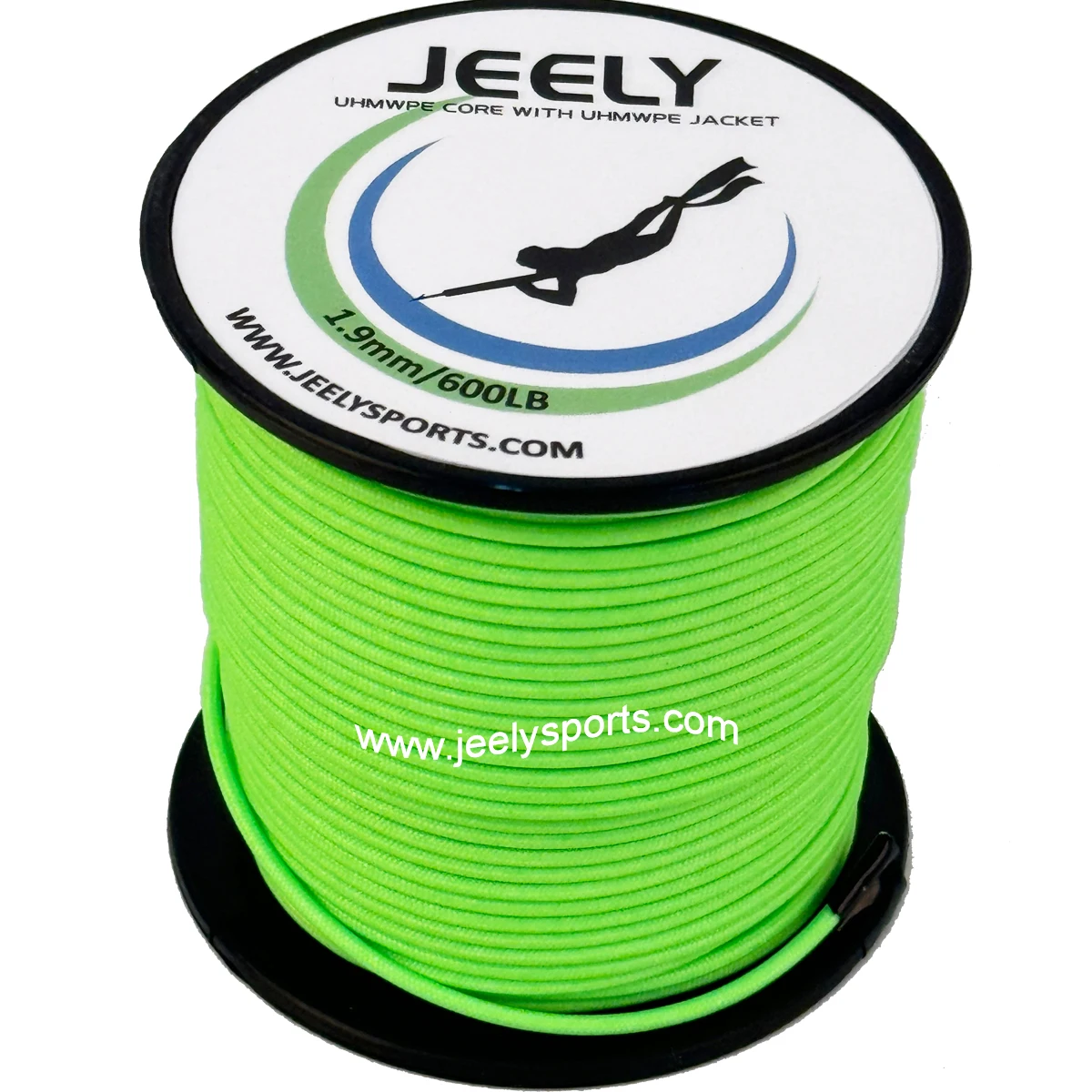 Jeely 50m 1.9mm 600lb UHMWPE Jacket Rope Spearfishing Line