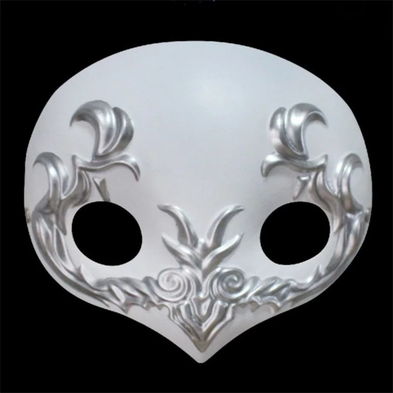 Halloween Mask Cosplay Game Final Fantasy XIV FF14 Venat Emet Selch Mask Series Ff14 Half Face Mask Ancient Man Venet Cos Mask