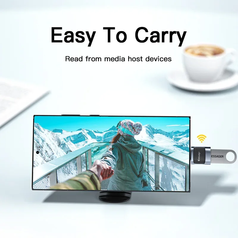 Essager USB 3.0 To Type C Adapter OTG Type C To Micro USB Adapter For Laptop iPhone14 13 Pro Max Oneplus Samsung USB Connector
