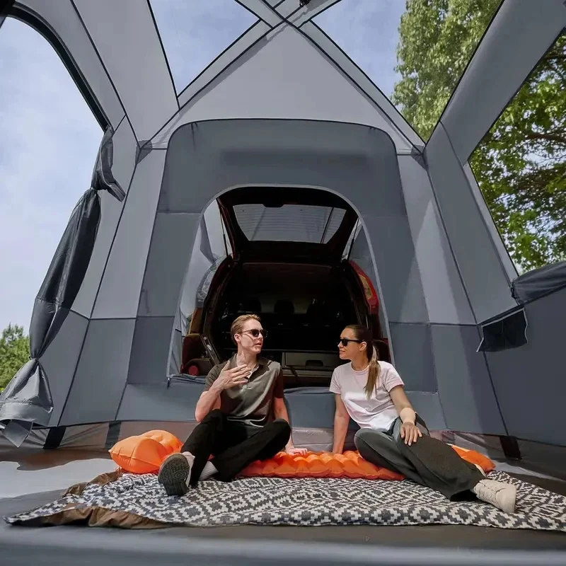 5-9 Person SUV Tent High Quality Screen Porch & Awning Weather-Resnt Portable Family Camping