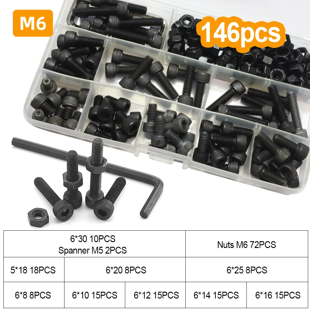 M6 146pcs